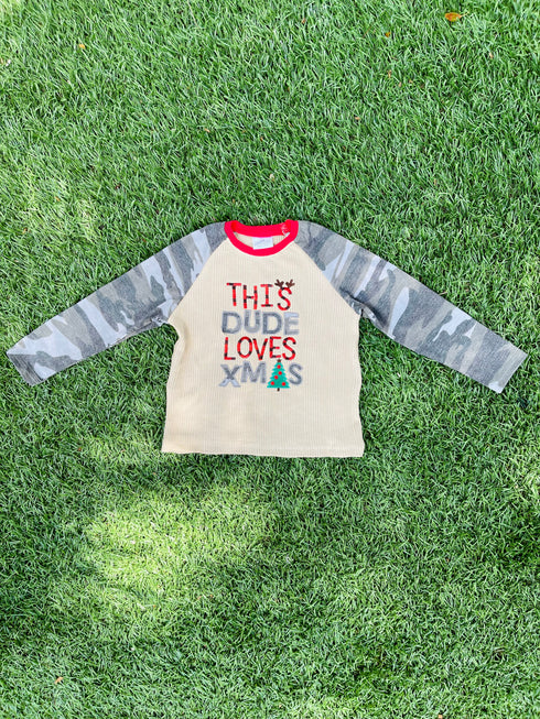 Bowtism This Dude Loves Christmas Shirt - Bowtism